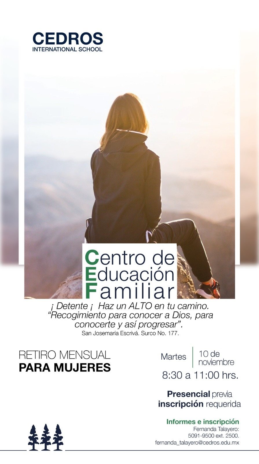 Retiro Mensual de Noviembre